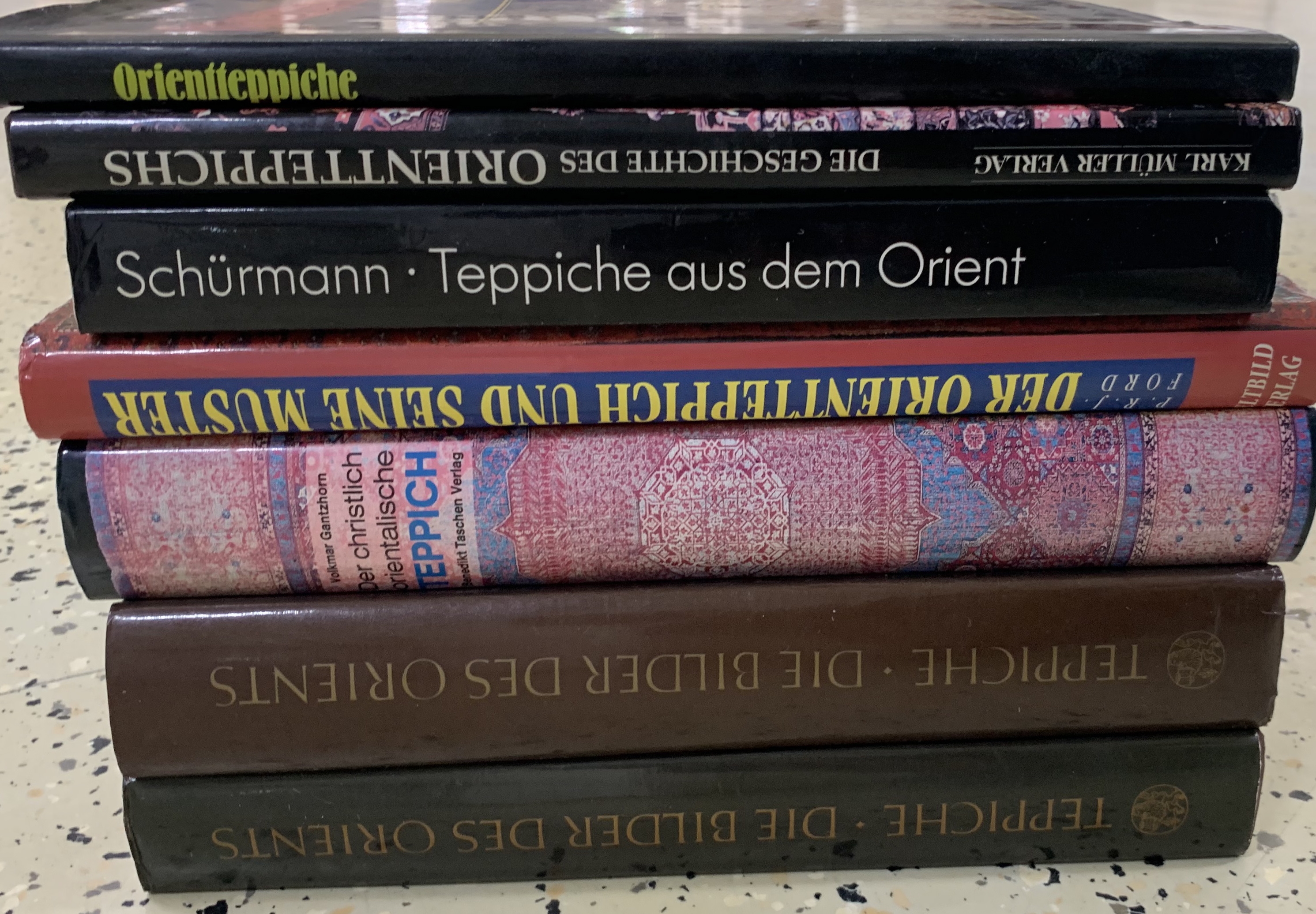 Detail a: Konvolut aus 7 Bücher Teppich-Literatur. Orientalische Teppiche. Ulrich Schürmann oder E.Engelhardt