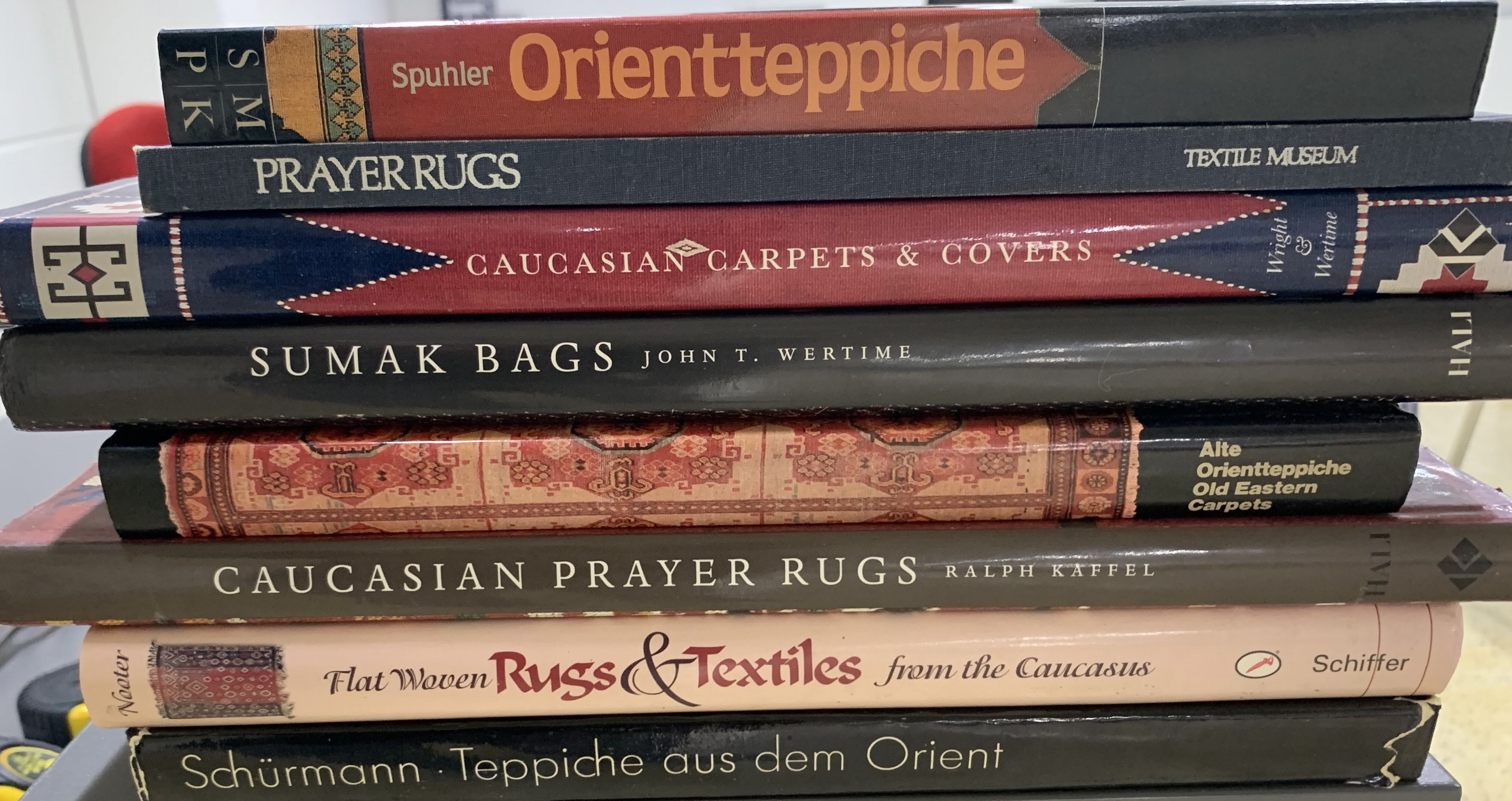 Detail a: 8 Bücher Teppich/Textilien Literatur Kaukasien, Türkei und Persien.