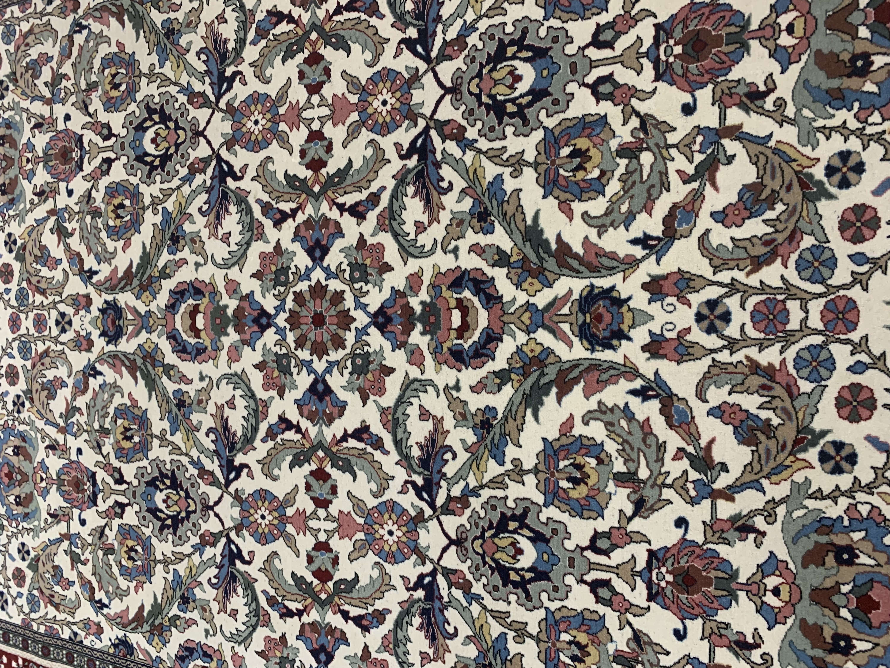 Detail d: Hereke fein signiert, Türkei, Mitte 20.Jhd,Wolle auf Baumwolle, ca. 300 x 200 cm, EHZ: 2