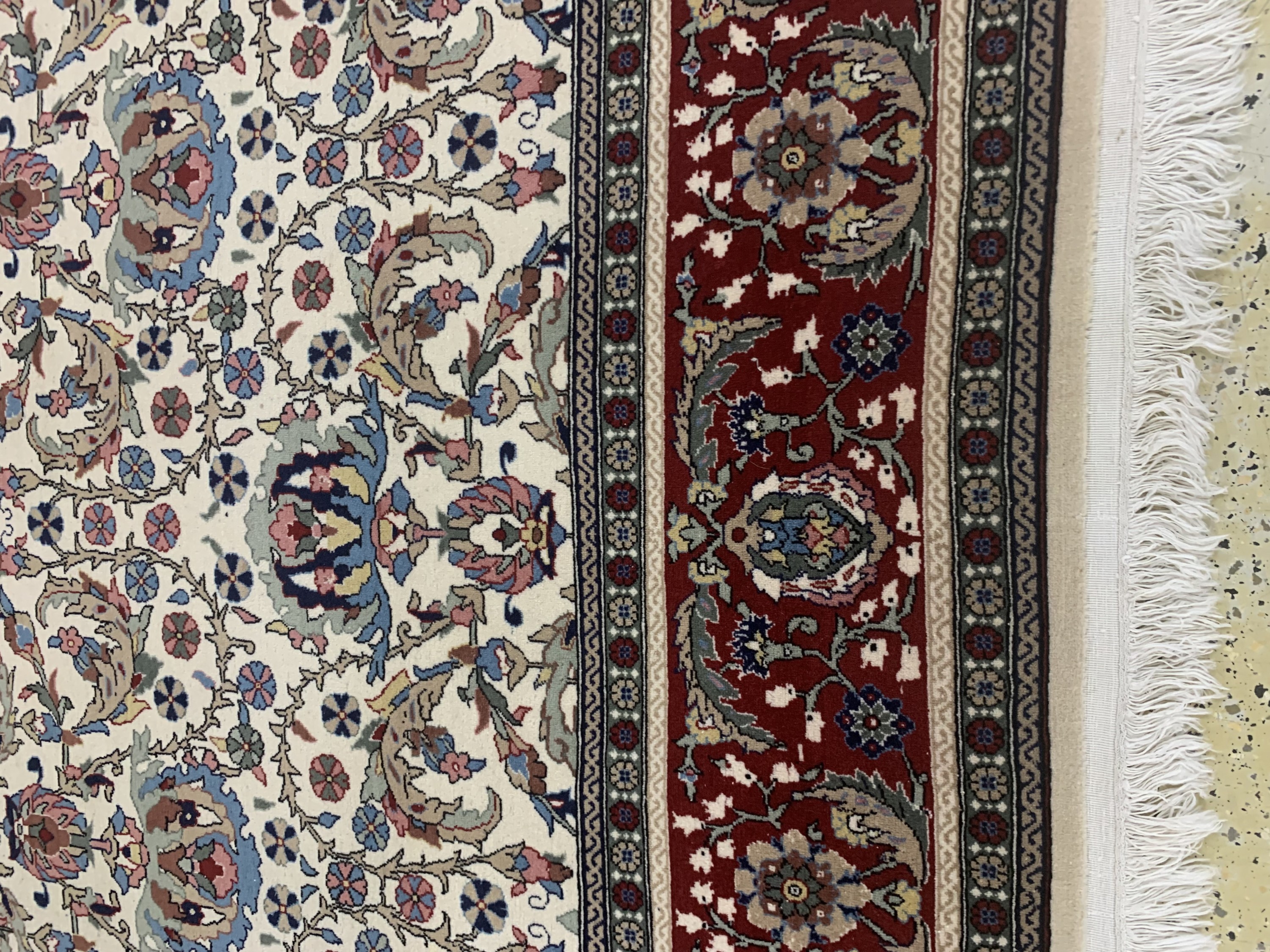 Detail f: Hereke fein signiert, Türkei, Mitte 20.Jhd,Wolle auf Baumwolle, ca. 300 x 200 cm, EHZ: 2