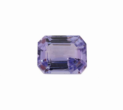 Image Loser facett. Tansanit ca. 2.00 ct, Baguetteschliff, ca. 7.80 x 6 mm Schätzpreis: ...