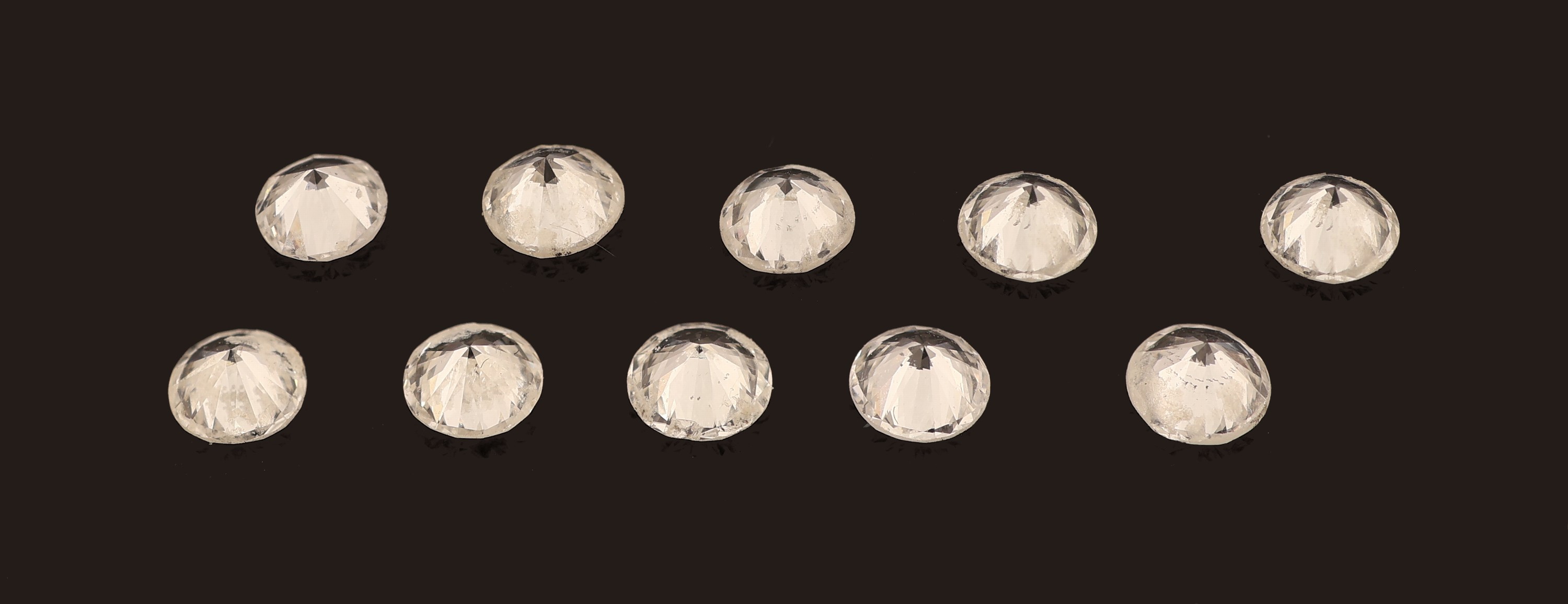 Detail a: Lot 10 lose Brillanten zus. 1.21 ct Weiß-l. get.Weiß/si