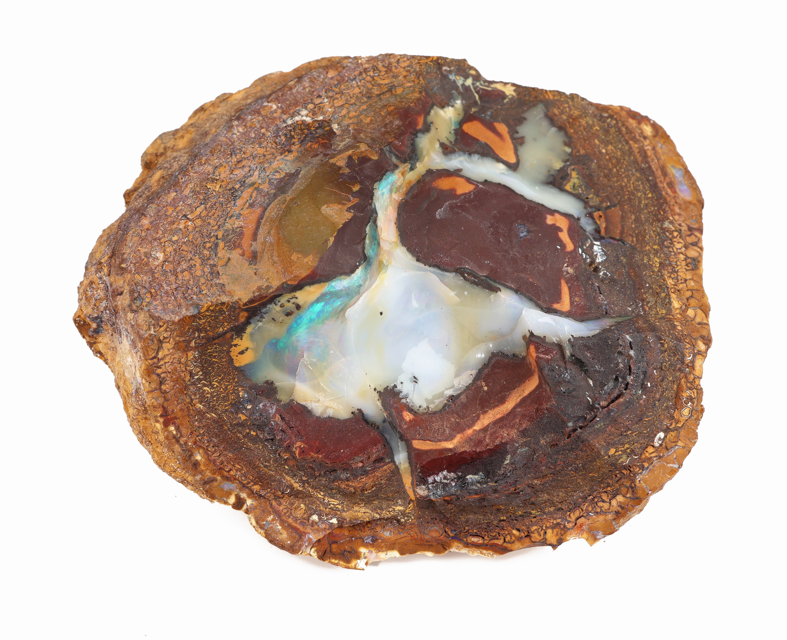 Detail b: Lot 3 lose Opale mit Muttergestein, ca. 640 g,ausgefallen, selten im Angebot