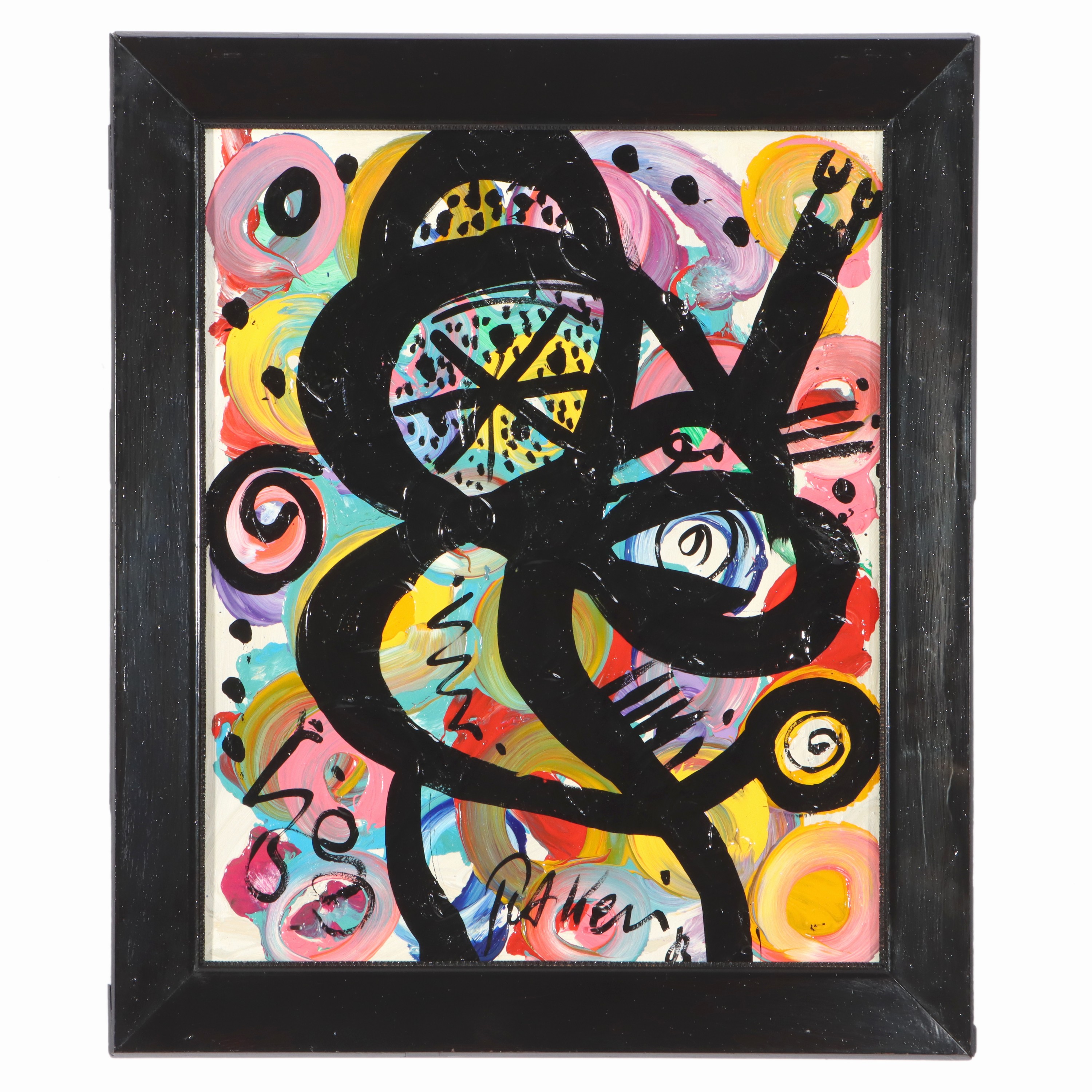 Image 26963552 - Peter Robert Keil, 1983, Rückseite mit Titel: ´Composition Abstraite´, ca. 54x44 cm, ...