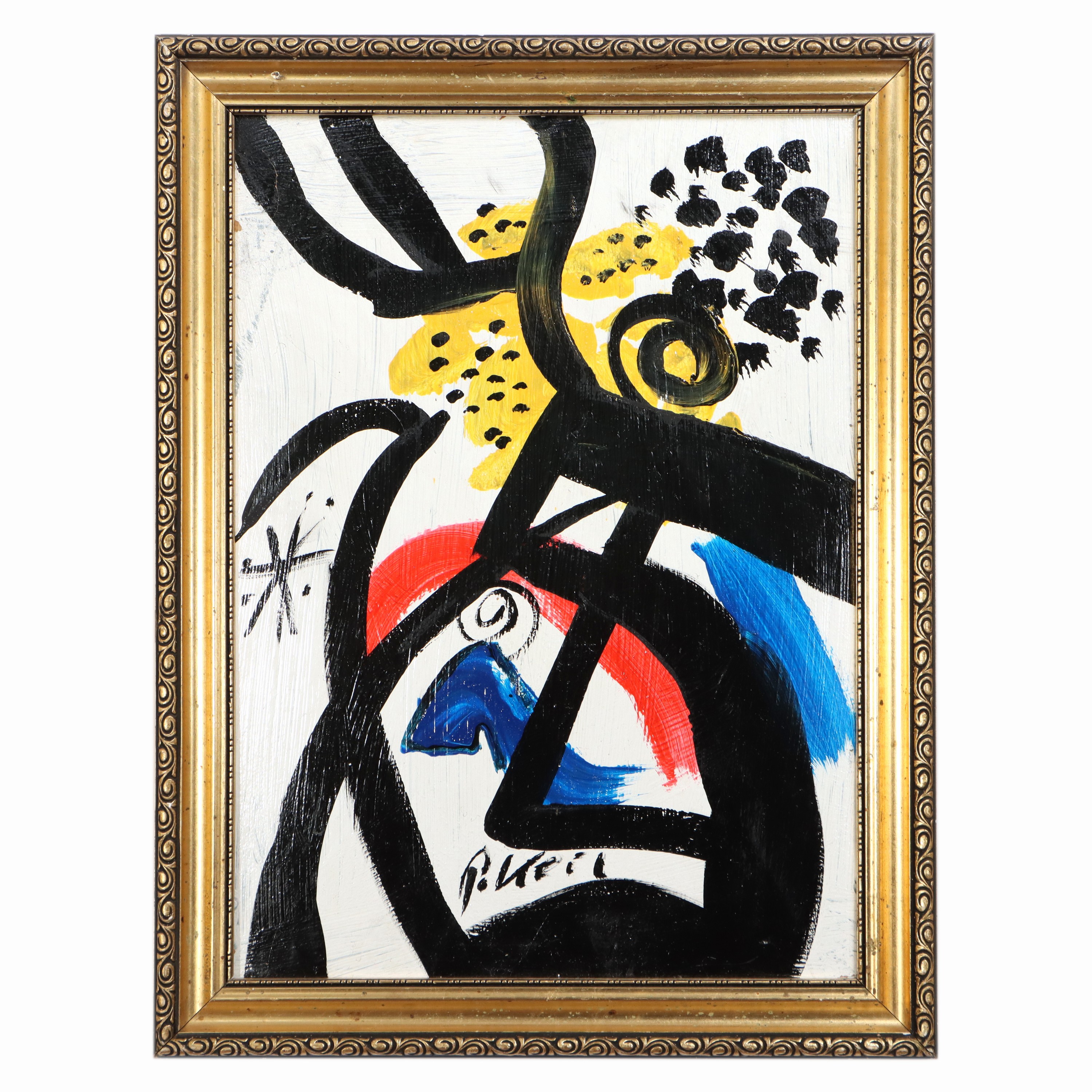 Image 26963592 - Peter Robert Keil, ohne Titel, ca. 44x32 cm, signiert, Öl/Acryl Mischtechnik auf ...