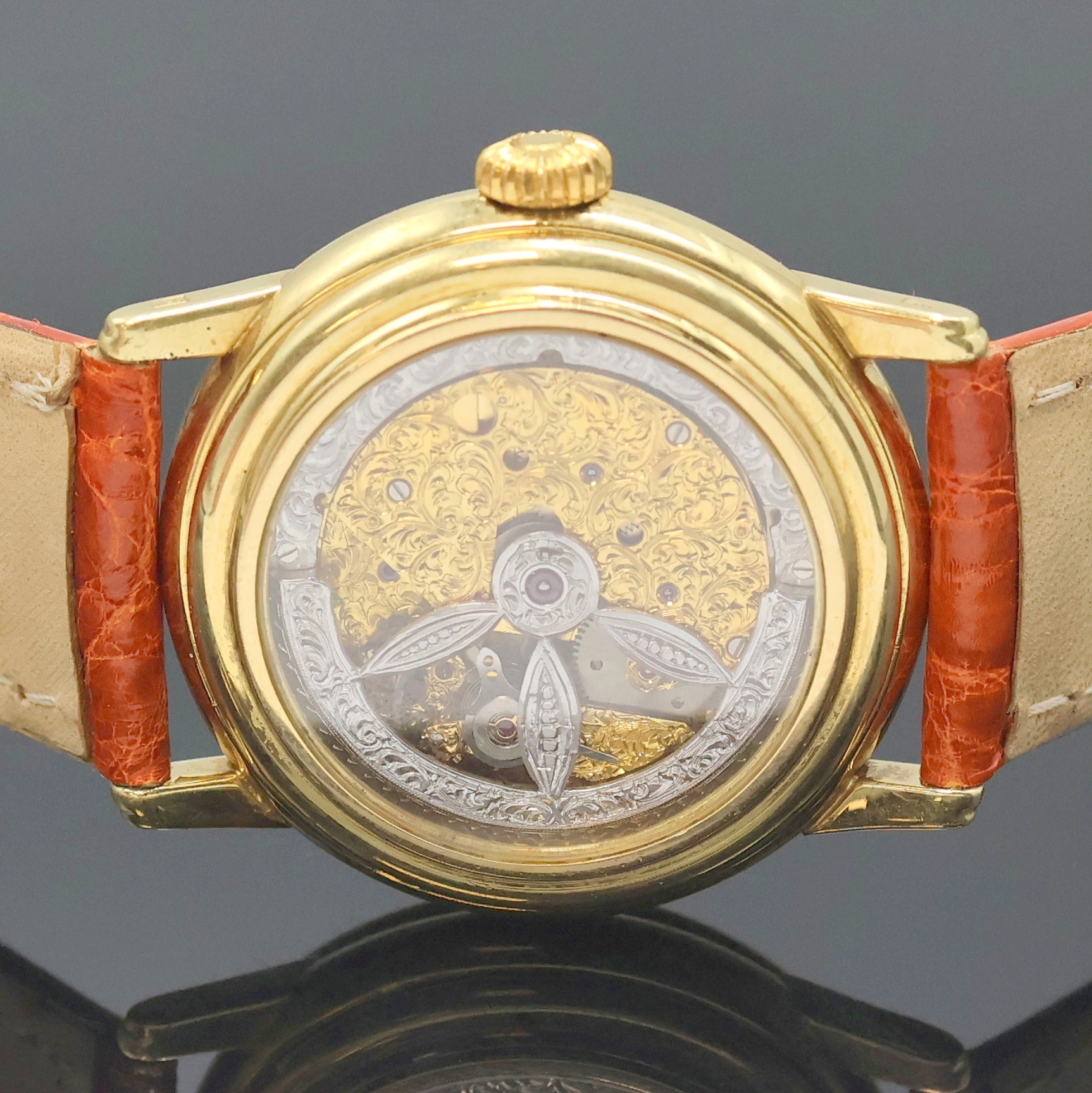 Detail c: ARMIN STROM extrem seltene Armbanduhr in GG 750/000, Automatik, Schweiz um 1990, hergestellt vom im Jahr 2024 verstorbenen gleichnamigen ...