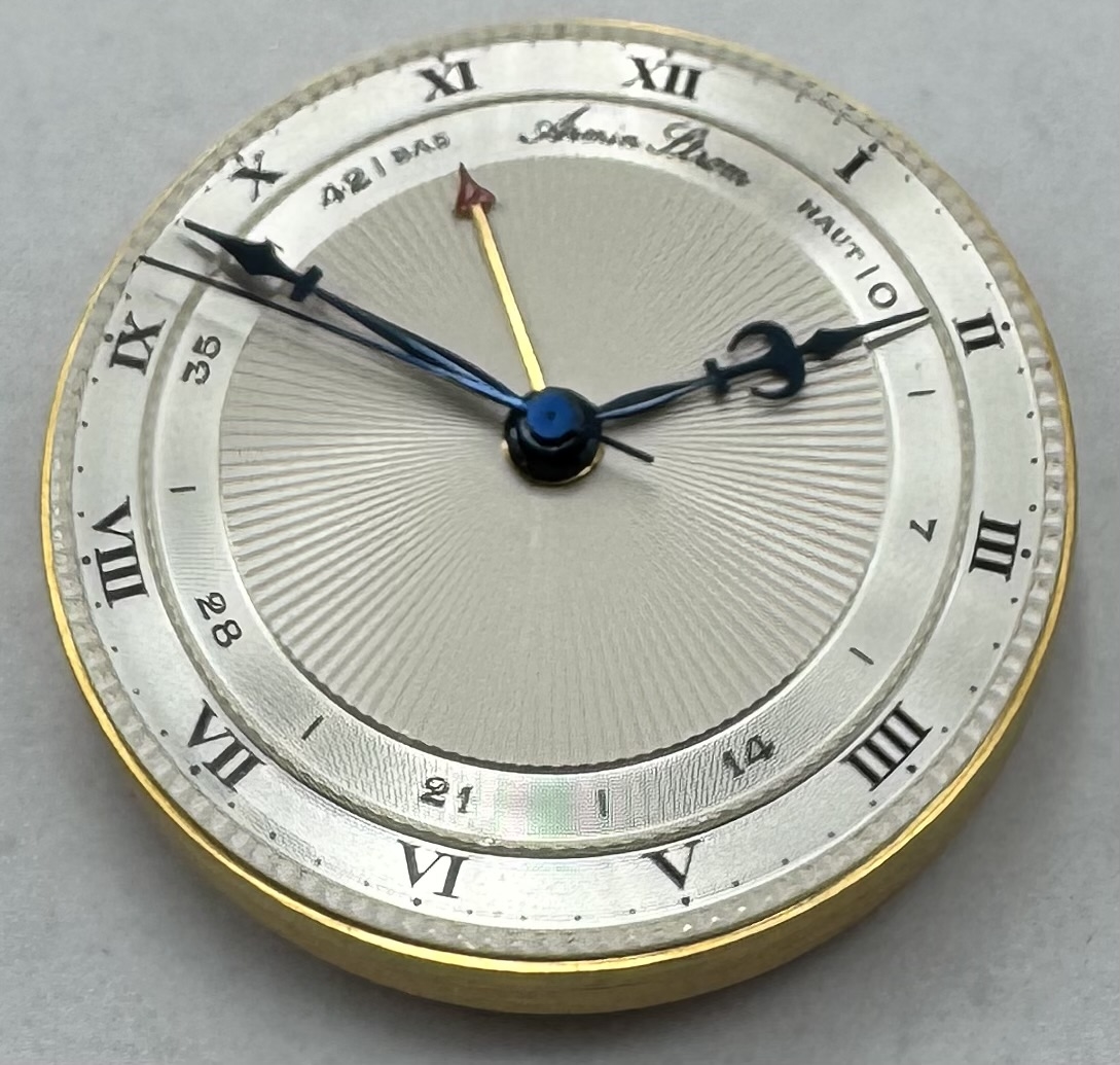 Detail g: ARMIN STROM extrem seltene Armbanduhr in GG 750/000, Automatik, Schweiz um 1990, hergestellt vom im Jahr 2024 verstorbenen gleichnamigen ...