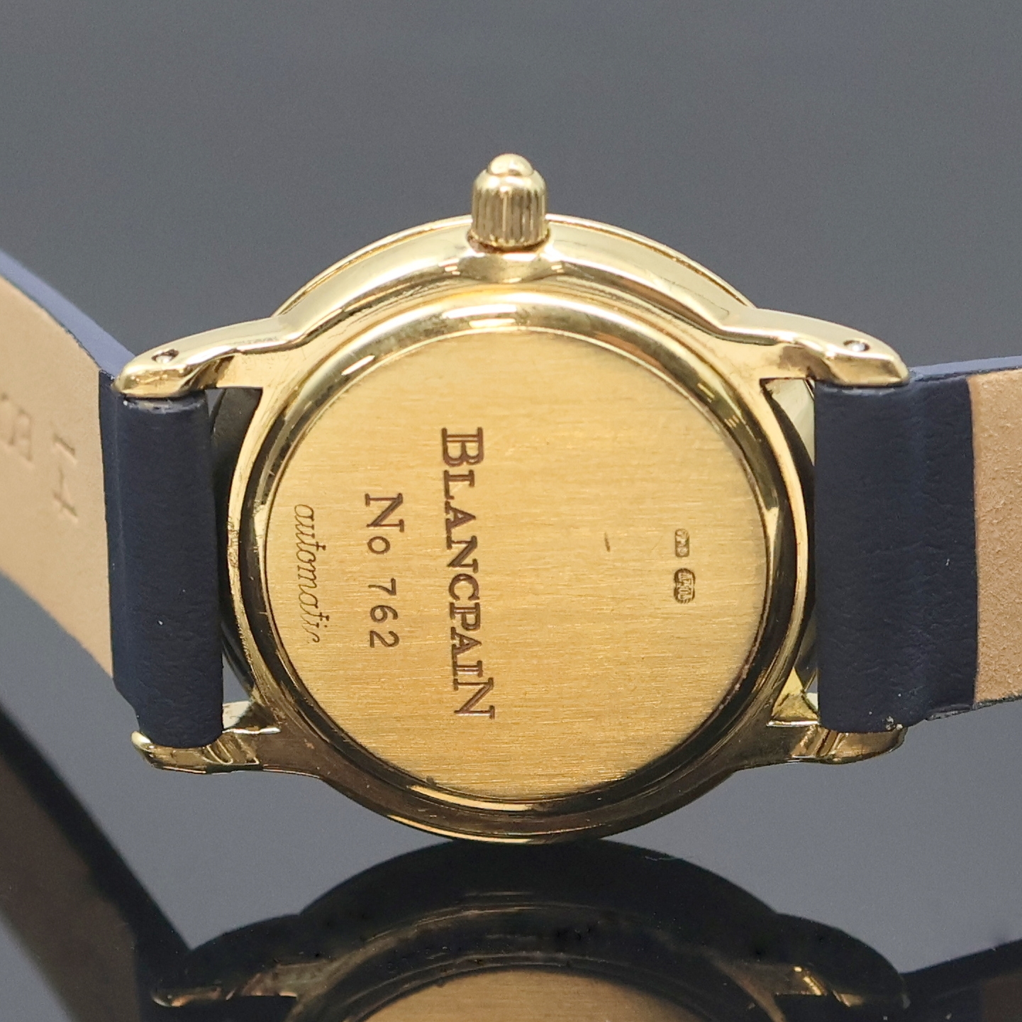 Detail c: BLANCPAIN Damenarmbanduhr Serie Villeret in GG 750/000, Automatik, Schweiz um 1995, Monocoque-Geh., aufw. m. Brillanten bes. Lünette aufgedr., ...