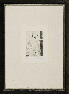 26963987k - Christian Schad, 1894 Miesbach-1982 Stuttgart, , 3 Holzschnitte: "Dompteuse" ...