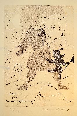 26963998a - Mappenwerk ´Salut für Heinrich Hoffmann´, Frankfurt a.M. 1977, Mappe mit 6 ...
