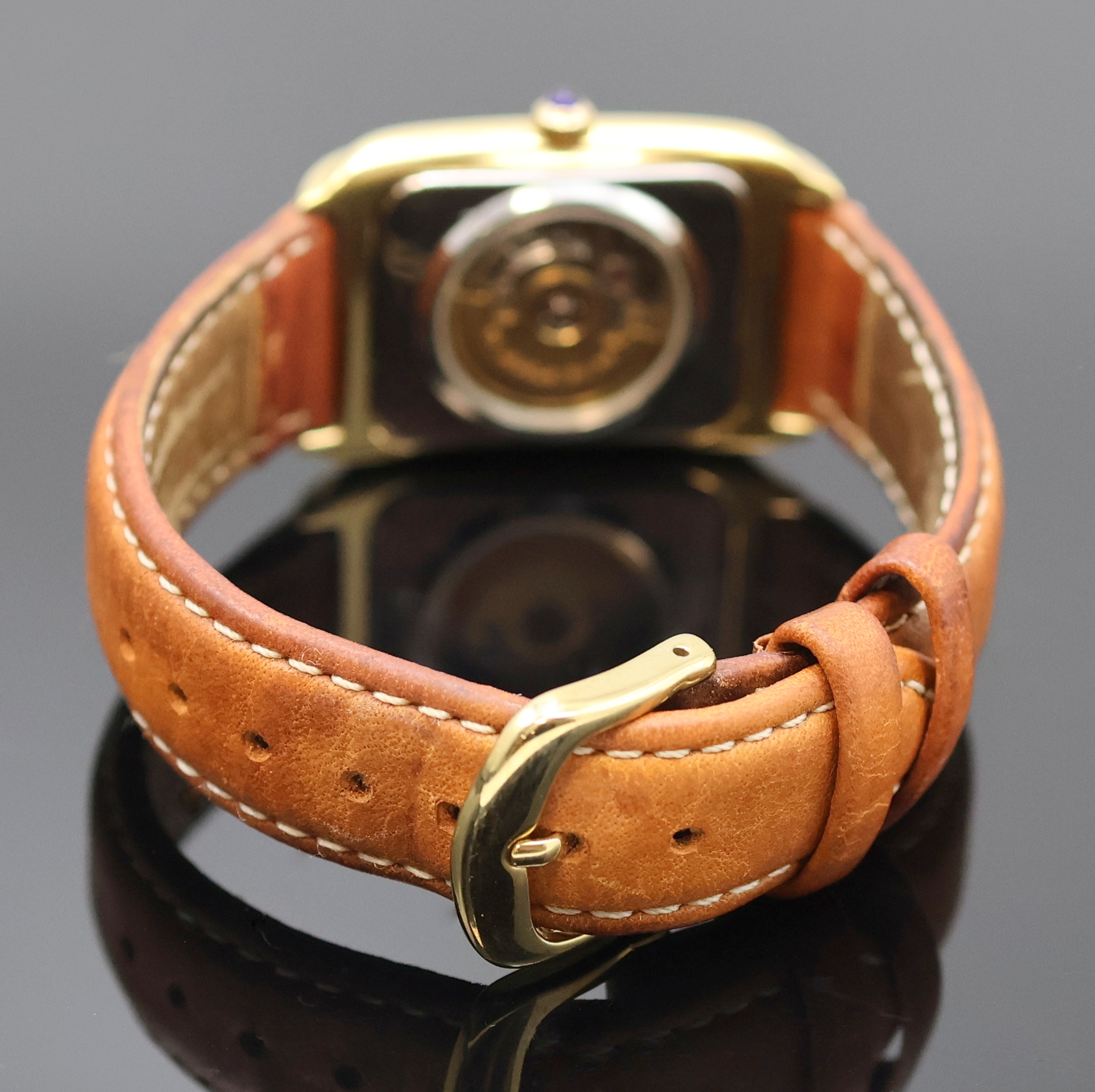 Detail b: AUGUSTE REYMOND Armbanduhr, Automatik, Schweiz um 2000, verg. Geh. beids. vergl., Edelstahlboden aufgedr., Perlmuttzifferbl. m. röm. Std., Anz. v. ...