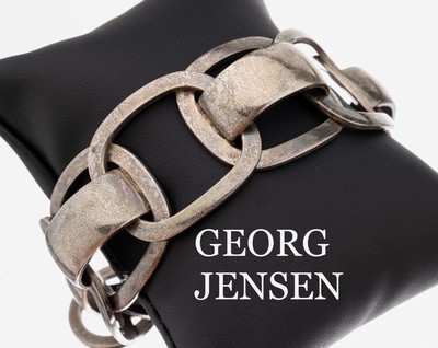 Image GEORG JENSEN Armband, 925er Silber, Dänemark um 1970, Entwurf Ibe Dahlquist, ...
