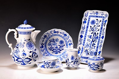 Image Kaffeeservice, Hutschenreuther, Zwiebelmuster, für 12 Personen, Porzellan, ...