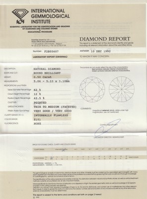26964026b - Paar 18 kt Gold Brillant-Ohrstecker, WG 750/000, 2 Brillanten zus. ca. 1.00 ct, 1 x ...
