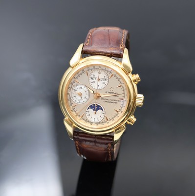 Image 26964044 - ETERNA seltener Armbandchronograph in Chronometerqualität mit Vollkalenderanzeige in ...