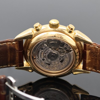 26964044d - ETERNA seltener Armbandchronograph in Chronometerqualität mit Vollkalenderanzeige in ...