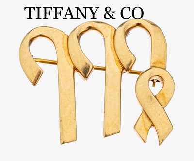 Image 26964051 - 18 kt Gold TIFFANY & CO Brosche, GG 750/000, "Zodiac Virgo", Entwurf ...
