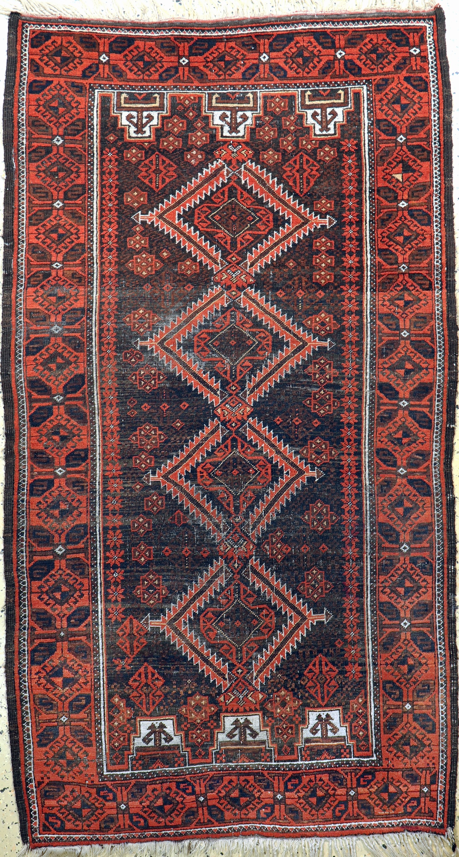 Belutsch antik, Persien, um 1900, Wolle aufWolle, ca. 185 x 102 cm, EHZ: 3