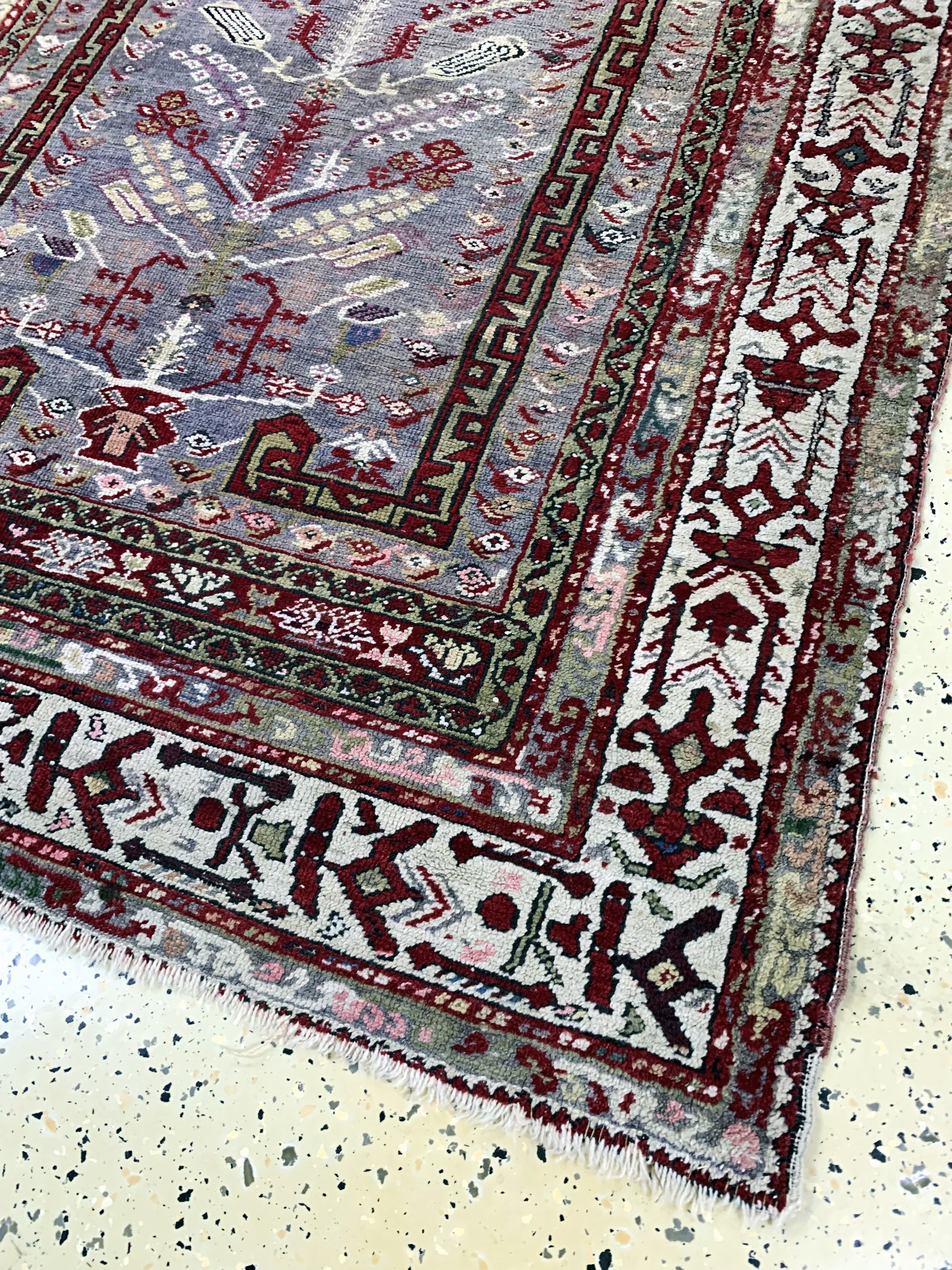 Detail c: Kirsehir alt, Türkei, Anfang 20.Jhd, Wolle auf Wolle, ca. 200 x 130 cm, EHZ: 3
