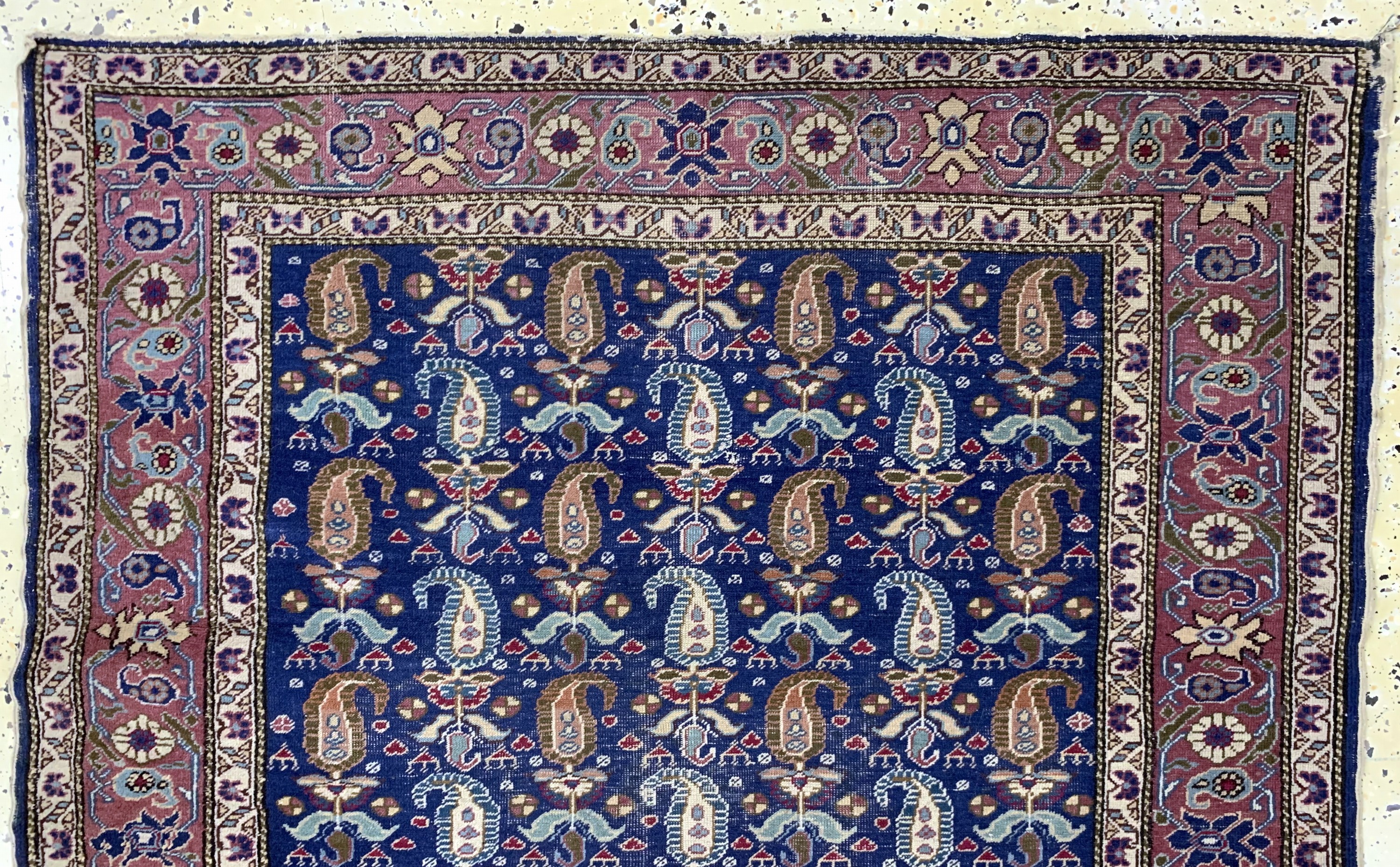 Detail a: Giordes alt, Türkei, Anfang 20.Jhd, Wolle auf Baumwolle, ca. 173 x 120 cm, EHZ: 3