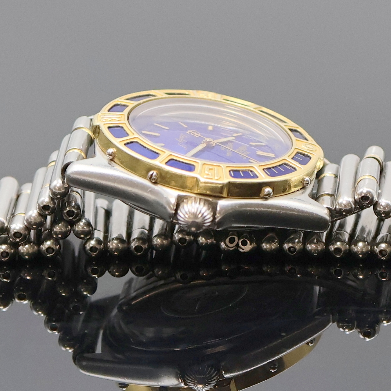 Detail c: BREITLING Lady J Damenarmbanduhr Referenz D52065, Schweiz um 1995, quarz, verschr. Edelstahlgeh. inkl. orig. Roleauxband m. dopp. Faltschl., ...