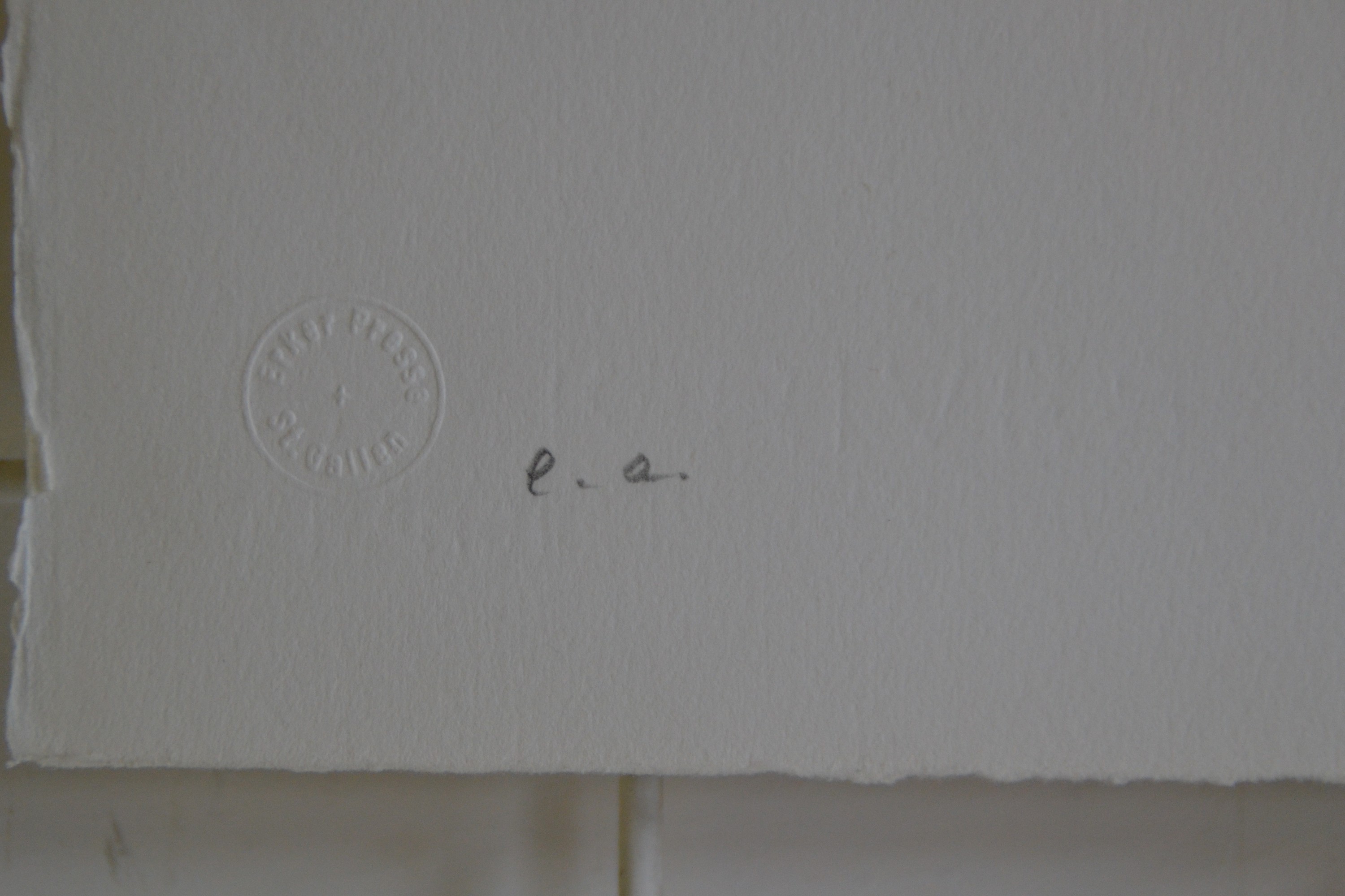 Detail m: Antoni Tapies, 1923-2012 Barcelona, Farblithographie, ohne Titel, Blatt 9 aus der "Suite 63x90.", 1980, Ed. e.a., auf Rives -Bütten, 63x90 ...