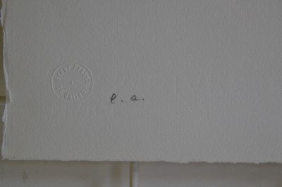 26964268b - Antoni Tapies, 1923-2012 Barcelona, Farblithographie, ohne Titel, Blatt 9 aus der ...