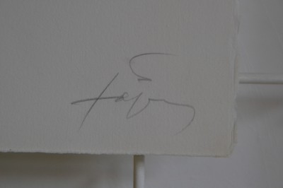 26964268k - Antoni Tapies, 1923-2012 Barcelona, Farblithographie, ohne Titel, Blatt 9 aus der ...