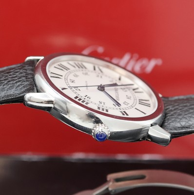 26964270c - CARTIER Armbanduhr Tank Ronde Solo Referenz WSRN0021, Automatik, Edelstahlgeh. inkl. ...