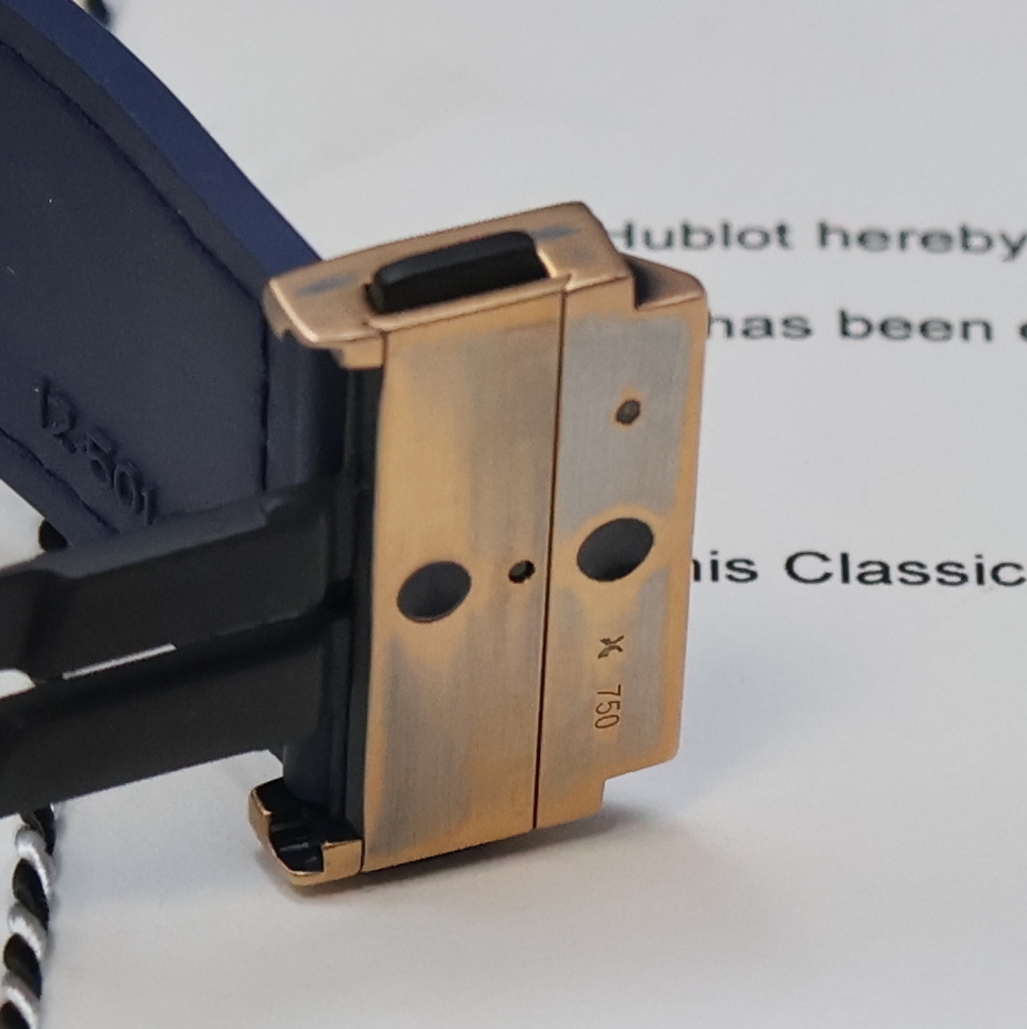 Detail c: HUBLOT extrem seltene, auf 20 Stück limitierte und nahezu neuwertige Herrenarmbanduhr Classic Fusion XX Special Edition Fuente 20th Anniversary Opus ...
