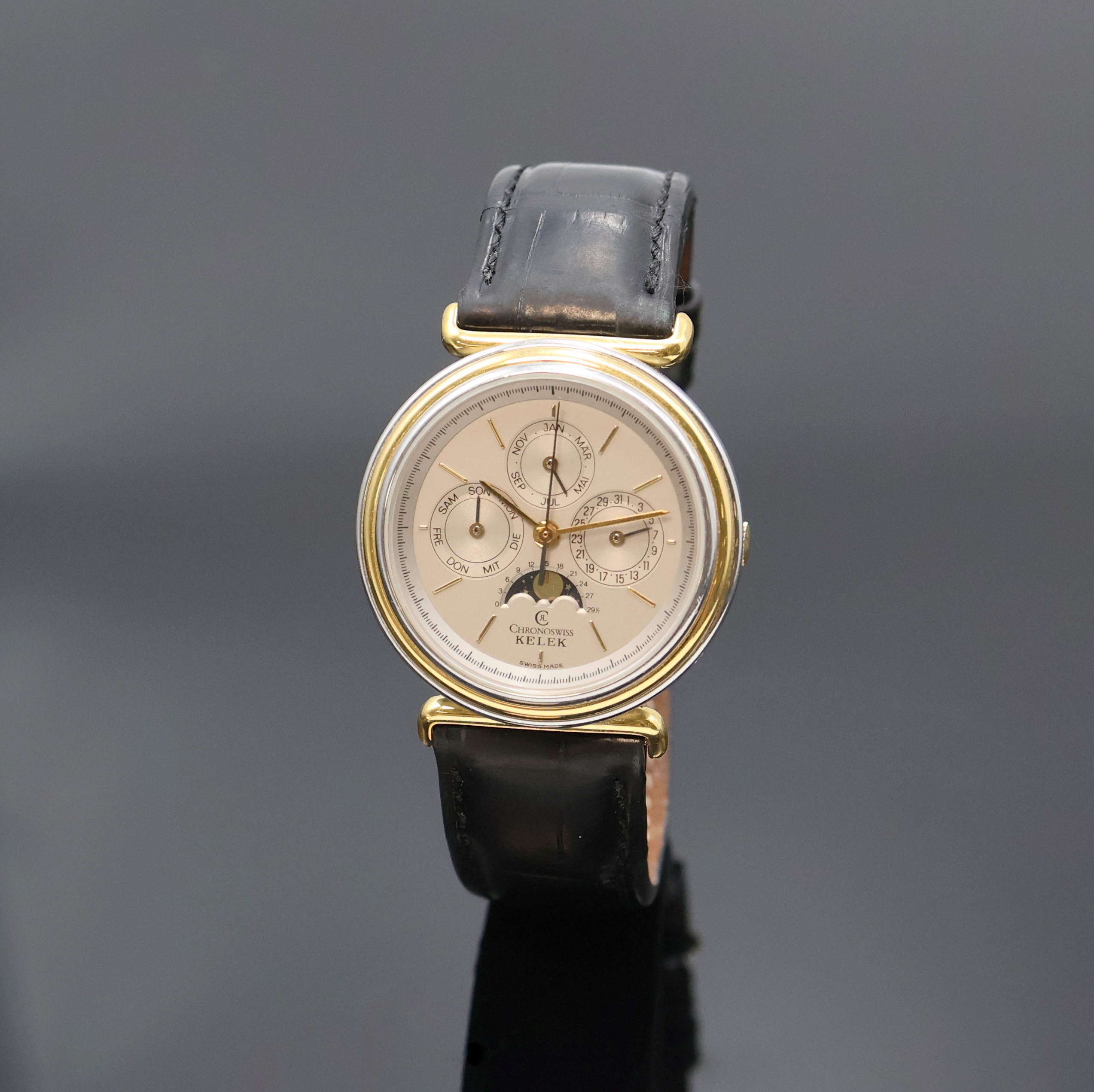 Image 26964382 - CHRONOSWISS / KELEK astronomische Armbanduhr mit Vollkalenderanzeige Referenz ...