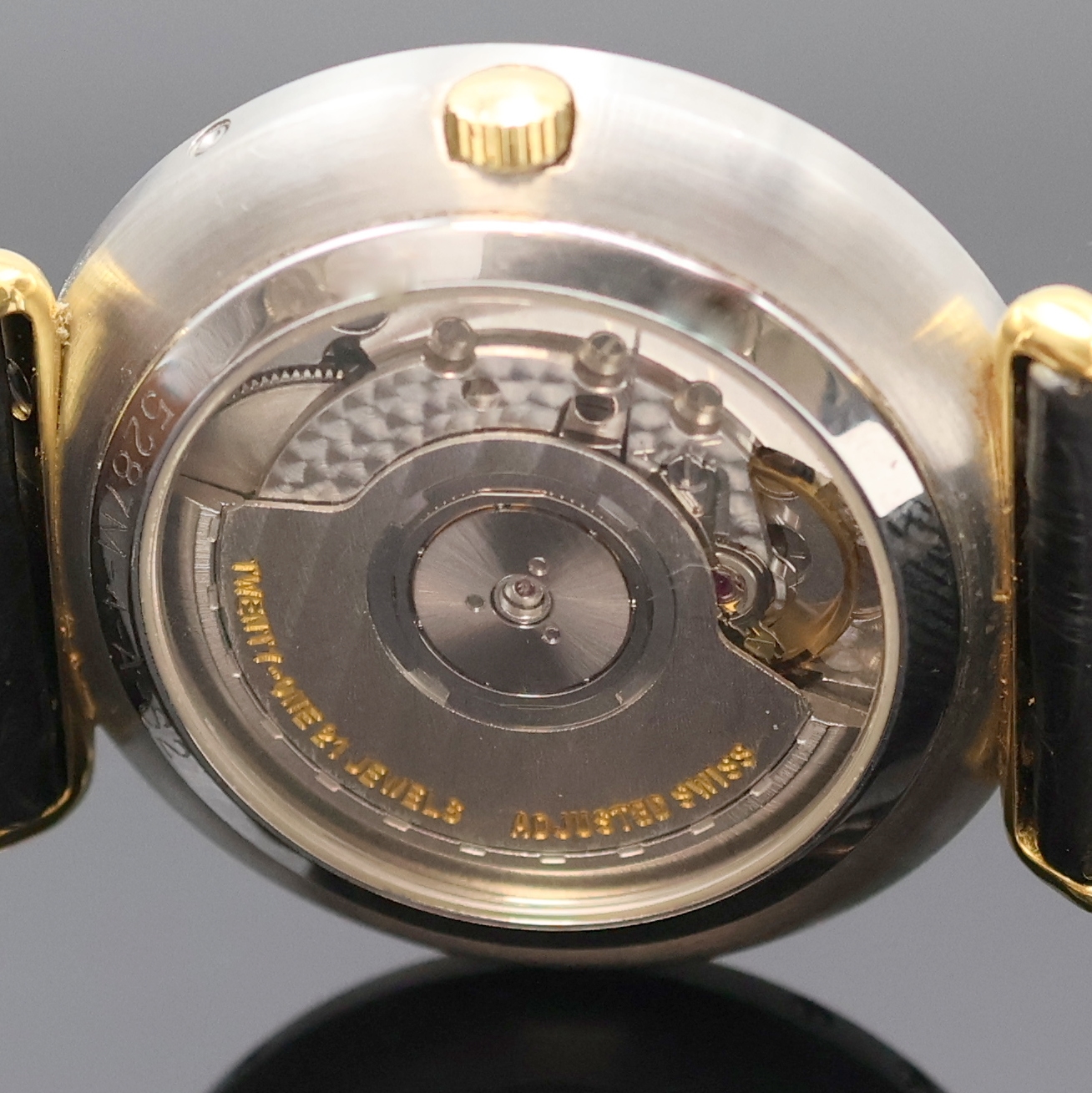 Detail d: CHRONOSWISS / KELEK astronomische Armbanduhr mit Vollkalenderanzeige Referenz 5287M-4-A-S2, Automatik, Schweiz um 1990, Edelstahl/Gold kombiniert ...