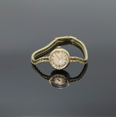 Image 26964315 - A-R-P Damenarmbanduhr in GG 585/000, Schweiz um 1975, quarz, Boden aufgedr., Goldband, ...