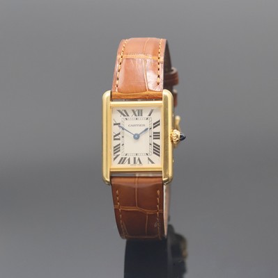 Image 26964318 - CARTIER Damenarmbanduhr Tank Louis Cartier in GG 750/000 Referenz 2442, Schweiz um 2010, ...