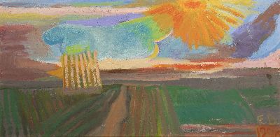 Image 26964329 - Elisabeth Dering-Völker, geb. 1921, "Sonne über Regenwolke", 1997, ...