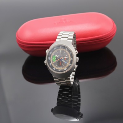 Image OMEGA Flightmaster Herrenchronograph Referenz 145.013, Schweiz um 1969, Handaufzug, ...
