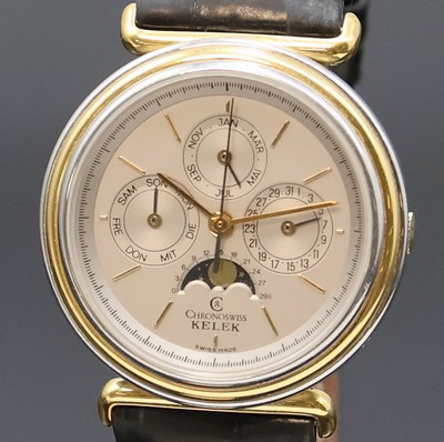 26964382a - CHRONOSWISS / KELEK astronomische Armbanduhr mit Vollkalenderanzeige Referenz ...