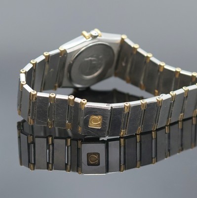 26964664b - OMEGA Damenarmbanduhr Constellation Referenz 795.1080, Schweiz um 1990, Edelstahl/Gold ...