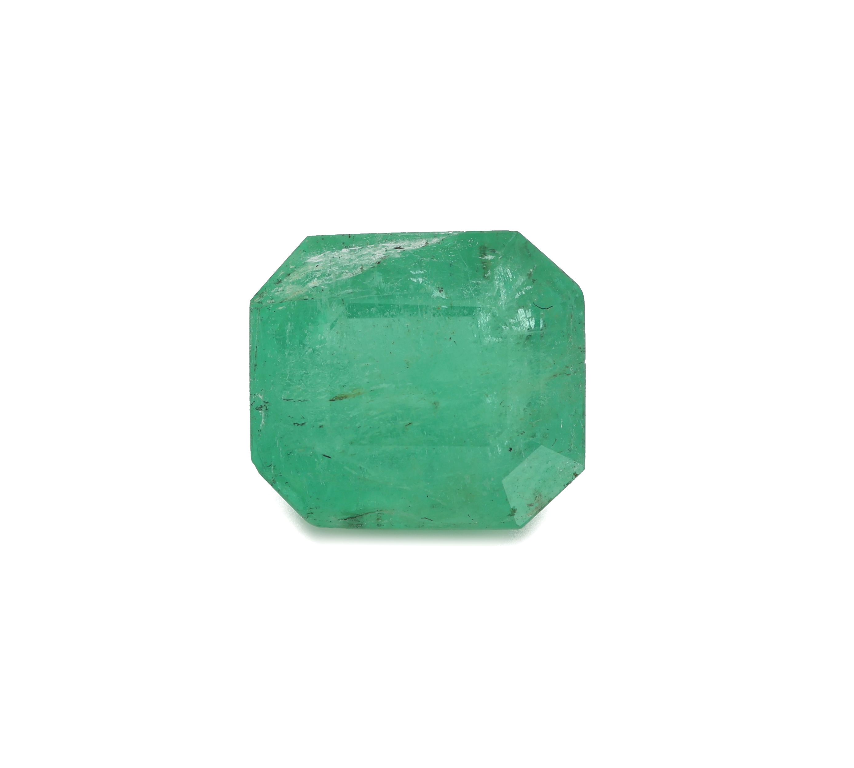 Loser Smaragd, ca. 5.53 ct, Treppenschliff
