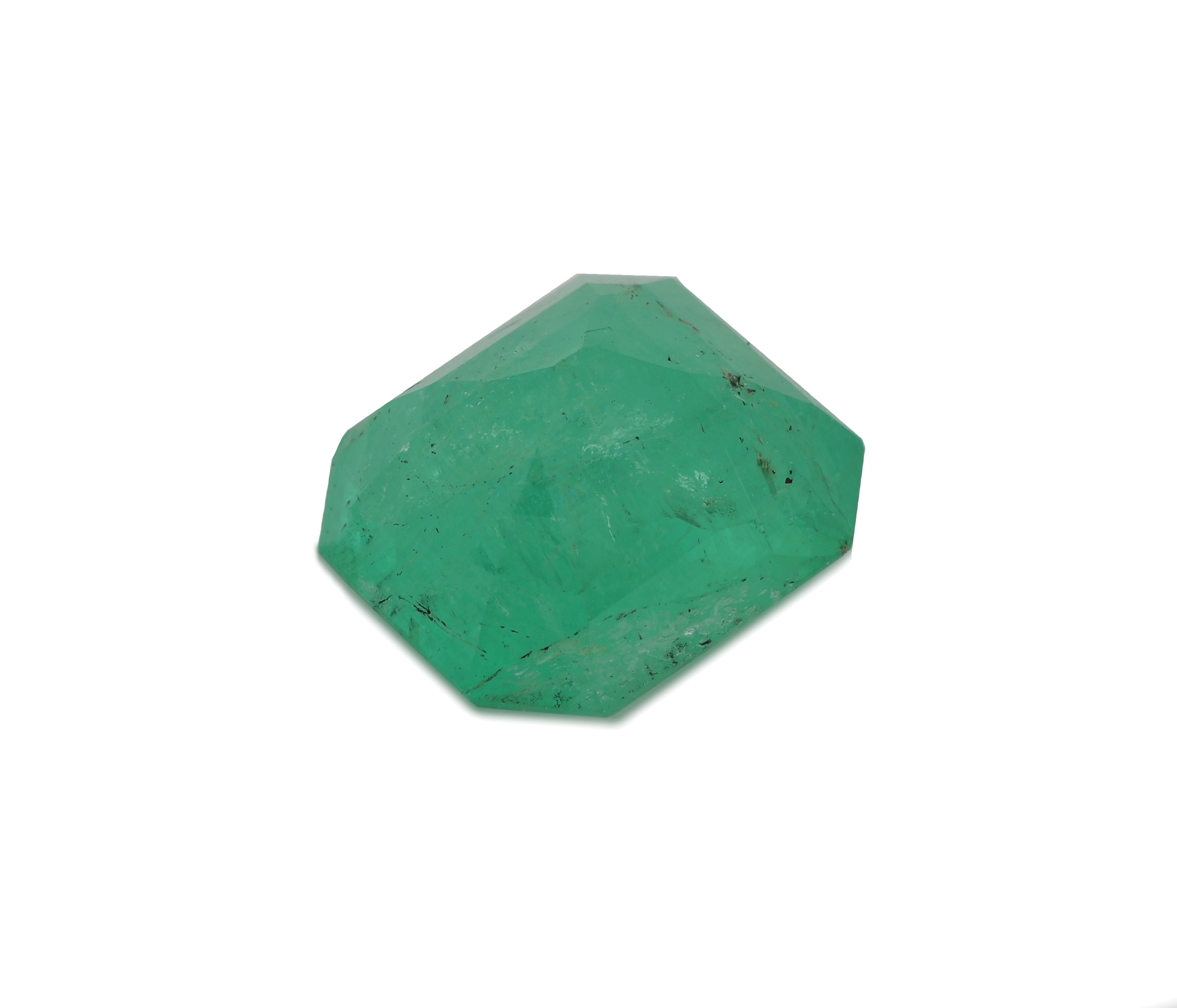 Detail b: Loser Smaragd, ca. 5.53 ct, Treppenschliff