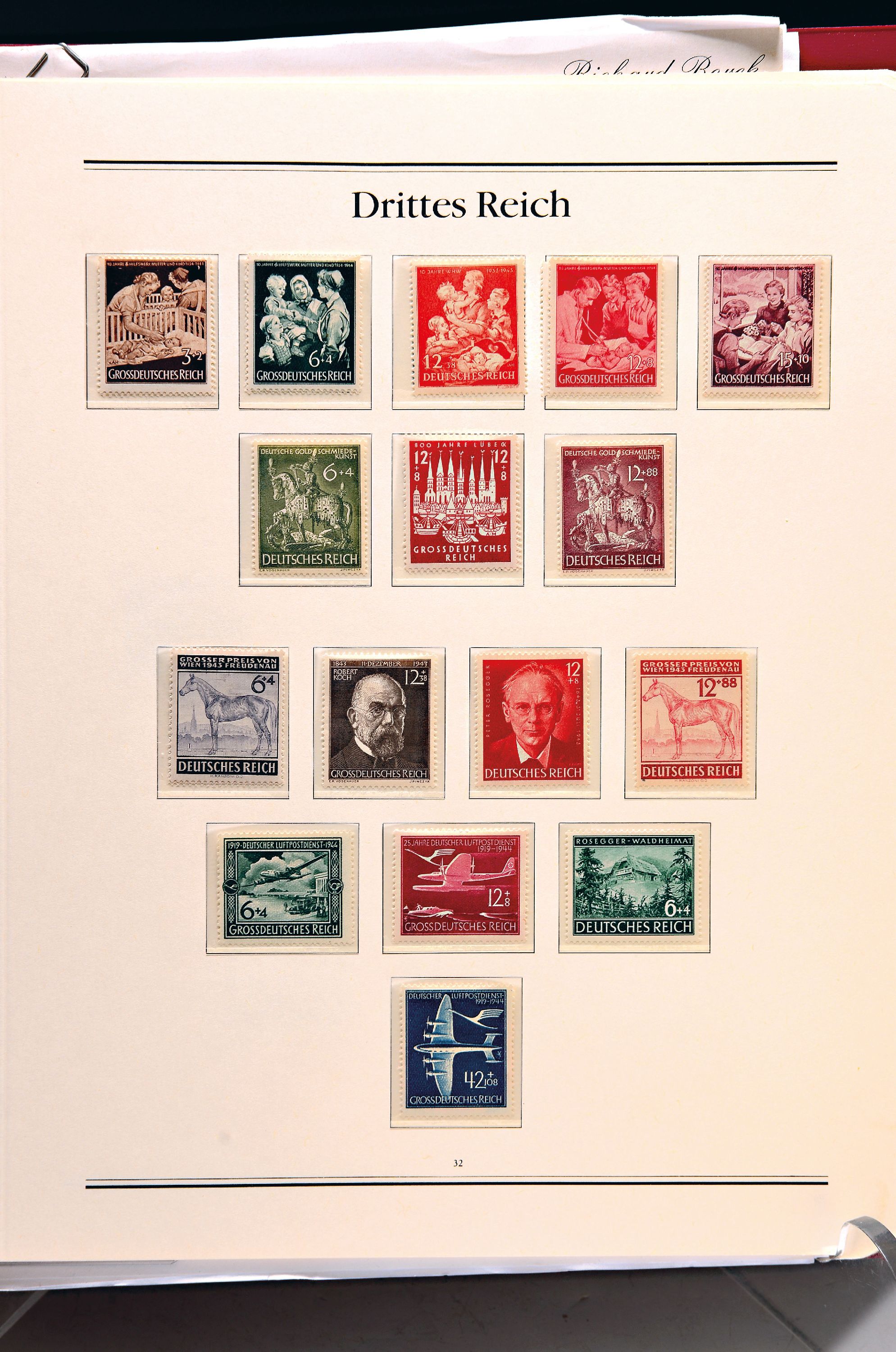 Image 26964776 - 3 Briefmarkenalben Altdeutschland, Deutsches Reich, postfrisch sowie gestempelt, ...