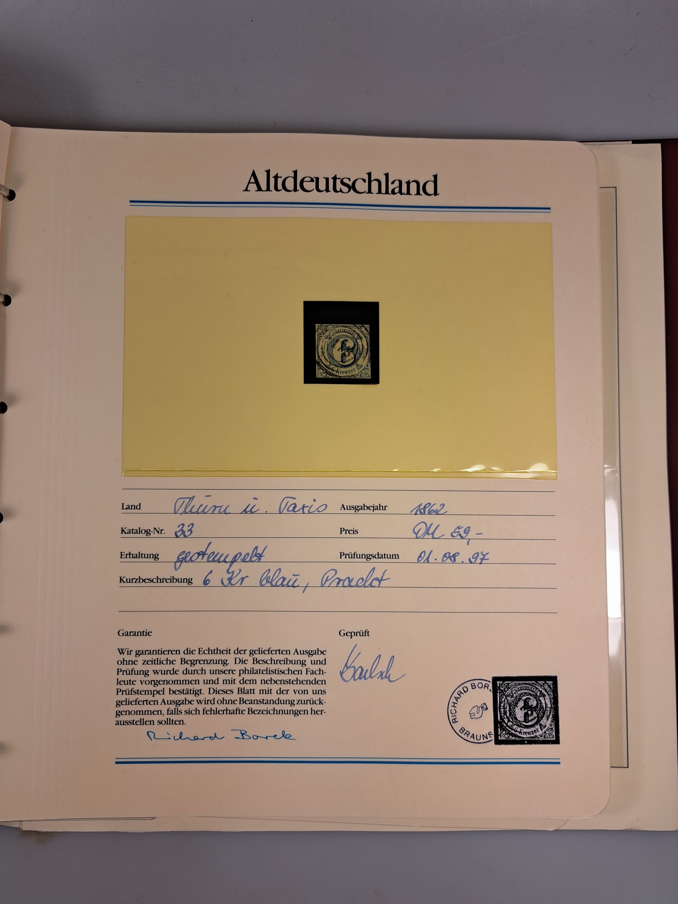 Detail c: 3 Briefmarkenalben Altdeutschland, Deutsches Reich, postfrisch sowie gestempelt, unkomplett, bessere Nothilfesätze vorhanden, Extras Altdeutschland, ...