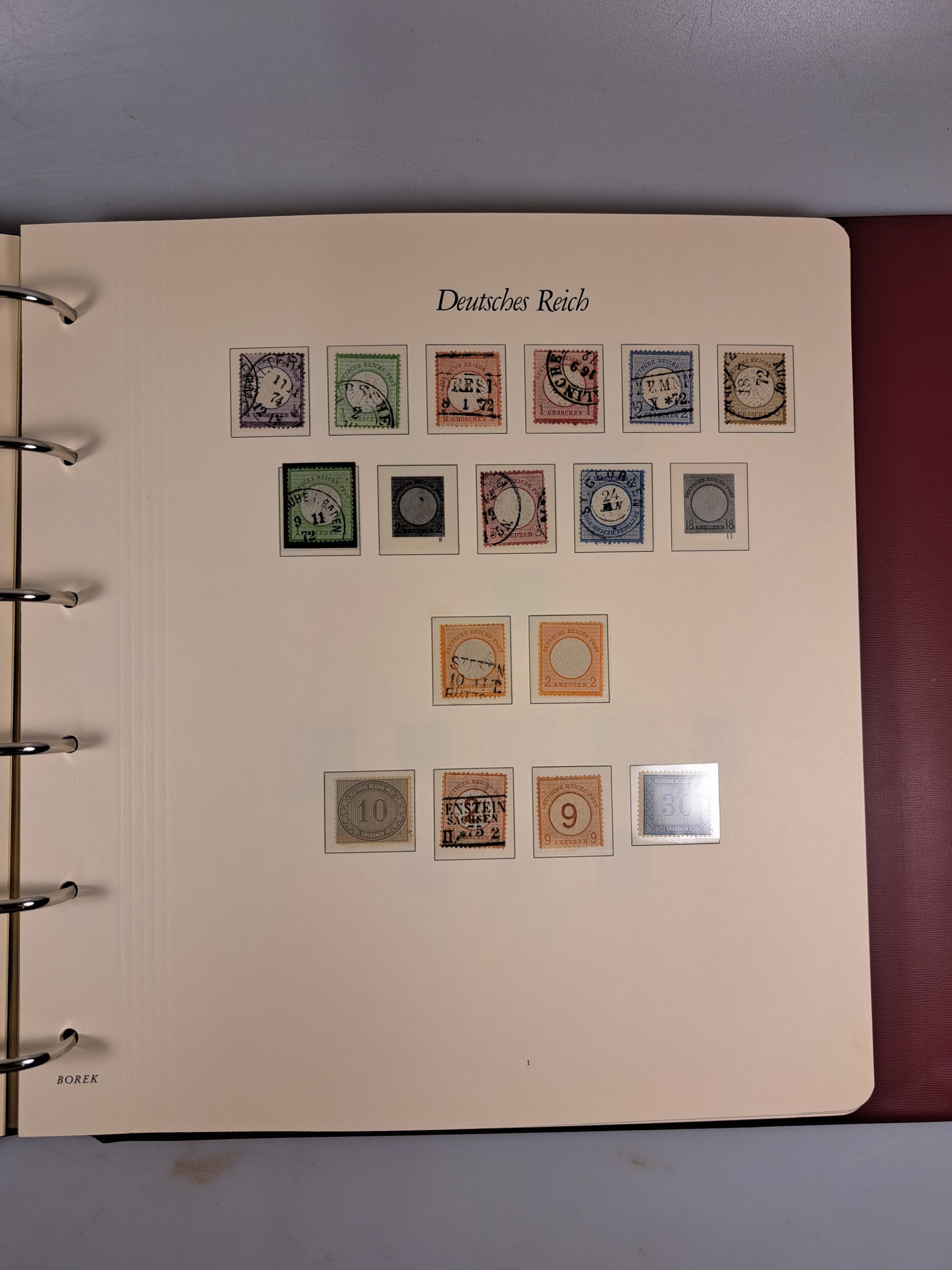 Detail d: 3 Briefmarkenalben Altdeutschland, Deutsches Reich, postfrisch sowie gestempelt, unkomplett, bessere Nothilfesätze vorhanden, Extras Altdeutschland, ...