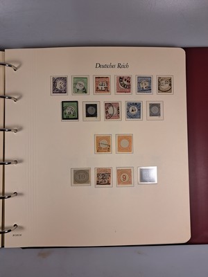 26964776d - 3 Briefmarkenalben Altdeutschland, Deutsches Reich, postfrisch sowie gestempelt, ...