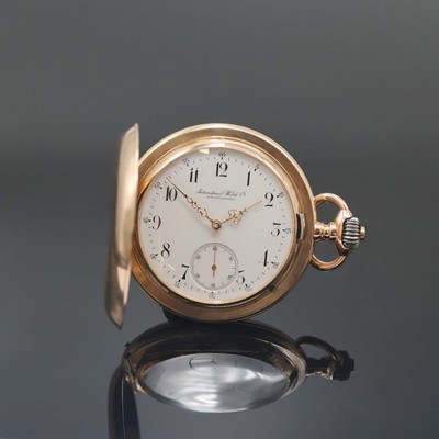 Image 26964781 - IWC Savonette Herrentaschenuhr in RG 585/000, Schweiz laut beil. Kopie vom ...