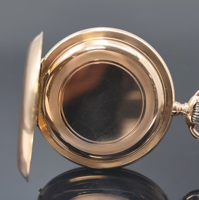 26964781e - IWC Savonette Herrentaschenuhr in RG 585/000, Schweiz laut beil. Kopie vom ...