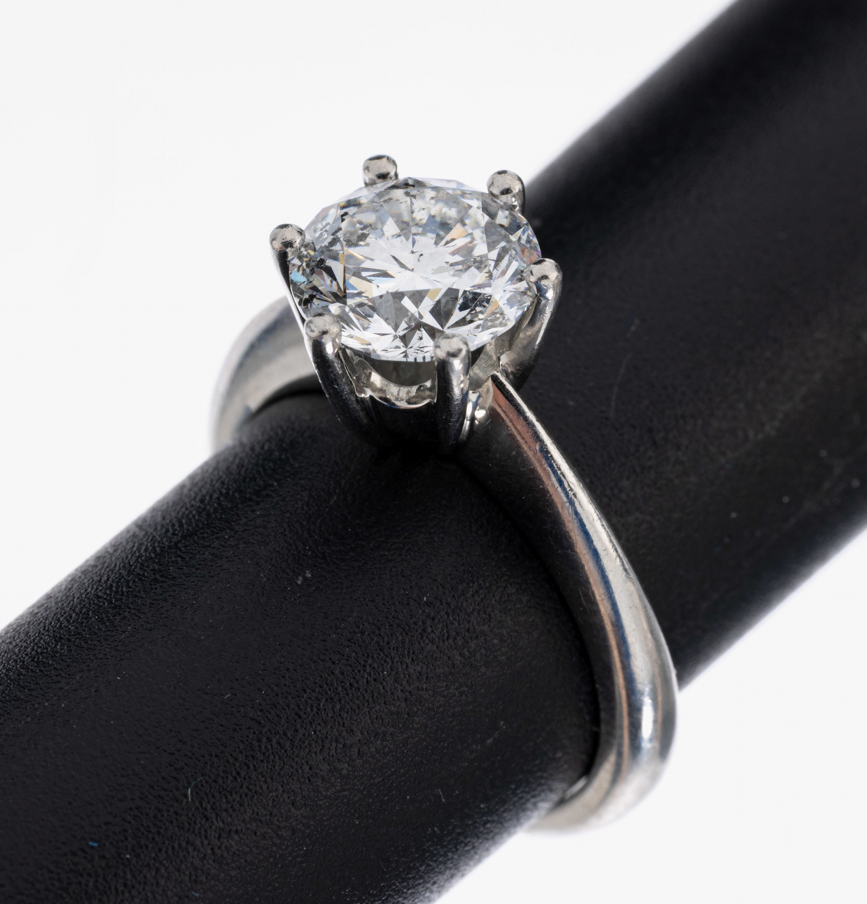 Image 26964921 - Platin Brillant-Ring, Pt 950, Brillant ca. 2.03 feines Weiß(G)/p1, RW 52, ca. 7.7 g, ...