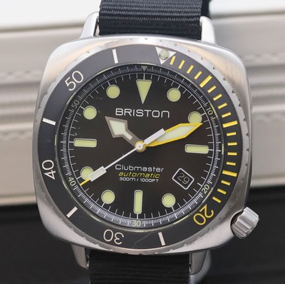 26965306a - BRISTON Clubmaster Diver Herrenarmbanduhr Referenz 20644.S.DP.34.RB, Frankreich/Schweiz, ...