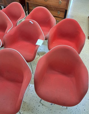 26965490a - Set aus 10 DAX Stühlen, Vitra, Entw. Charles & Ray Eames, 1980er-Jahre, ...