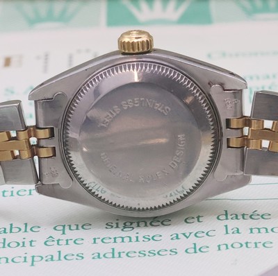 26965615d - ROLEX Damenarmbanduhr Oyster Perpetual Datejust Referenz 69173, Automatik, LC 100, ...